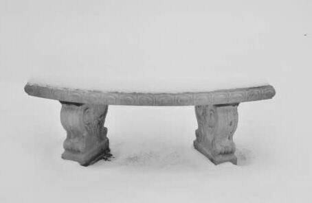 snow bench