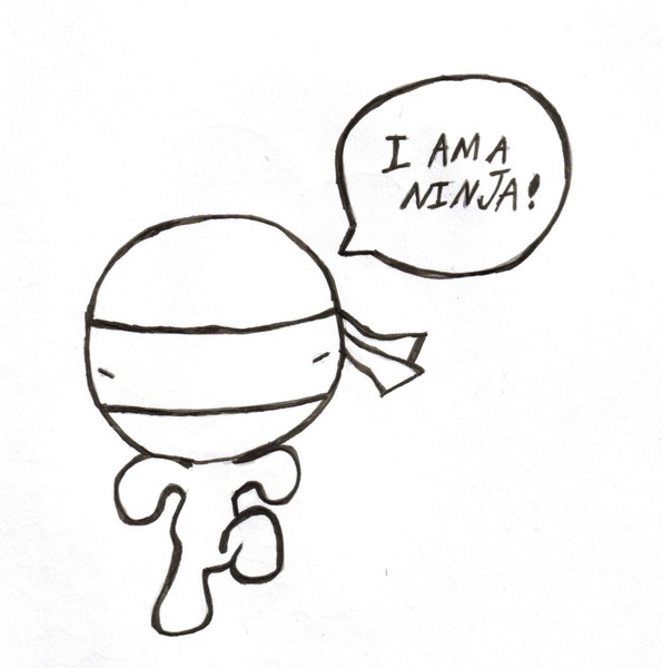 I'm a ninja!