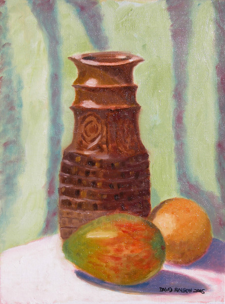 Still life with mango