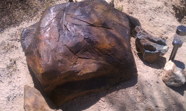 faux boulder