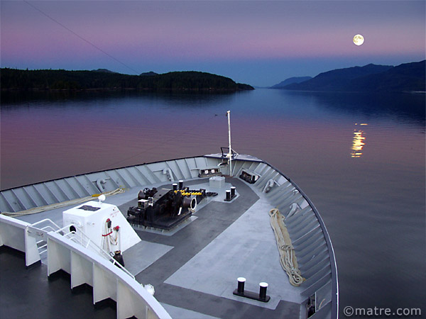Moonrise over Canada