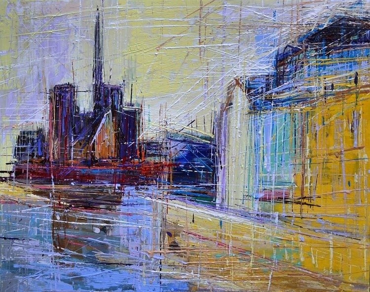 Paris oil on canvas 65x80cm