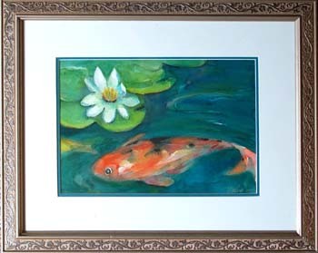 Koi and Lotus