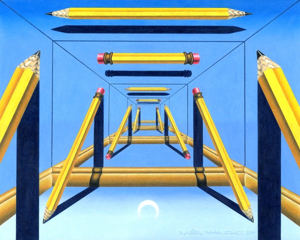 The Sacred Pencilhenge Monuments of Departed Artis