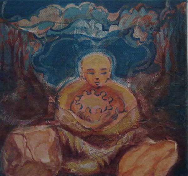 Buddah in the elements 