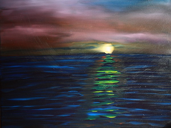 Sunset on the Ocean