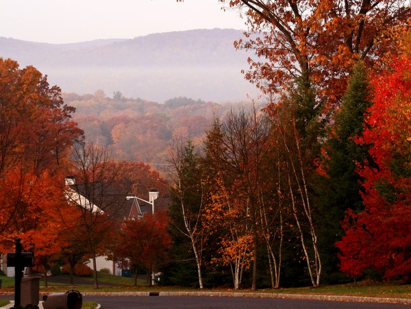 Fog in Ramapo Valley and Ramapo Mountain