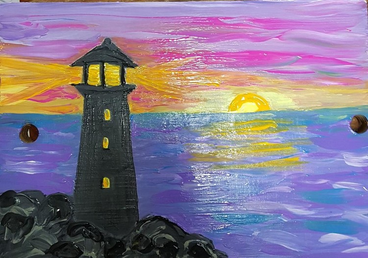 Lighthouse at Dusk 2