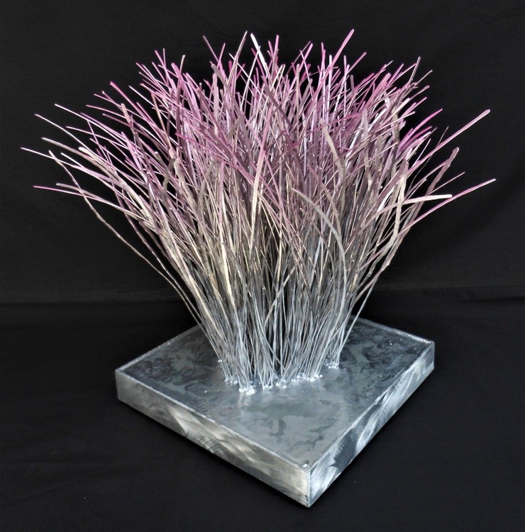 10 PINK GRASS 2021  PAINTED ALUMINUM 10