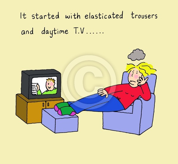 It started with elasticted trousers...