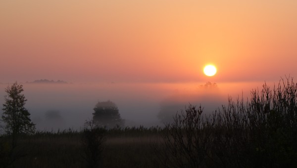peaceful sunrise