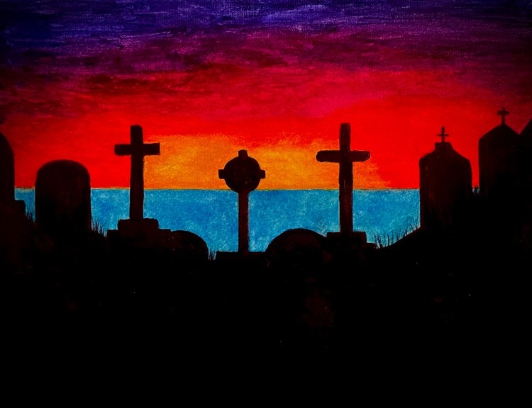 Sunset By Stone