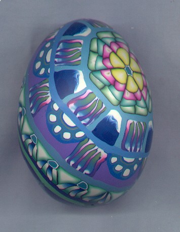 polymer clay egg #27