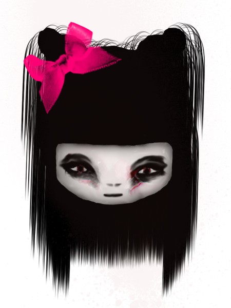 little scary doll