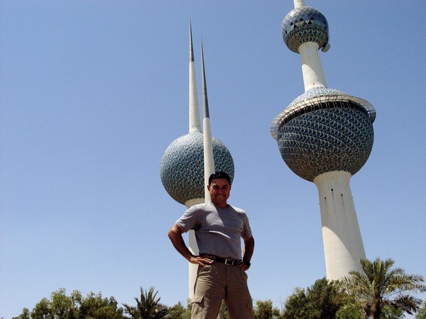 Me at the Kuwait towers...