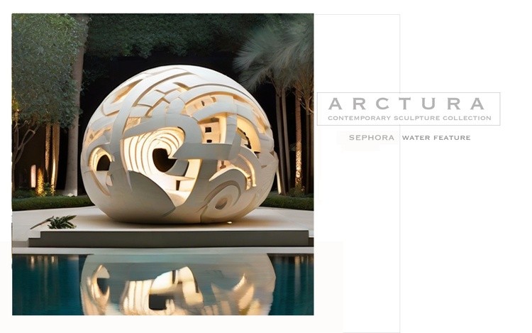 Arctura Sephora sculpture
