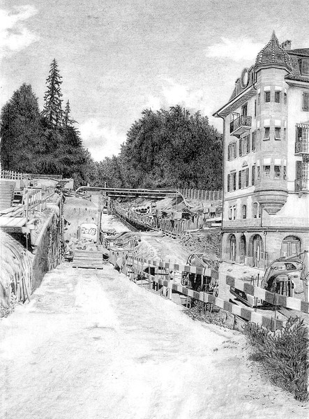 Building site of subway 2