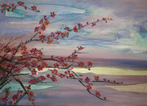 Great Lakes Cherry Blossom #6 - sunset