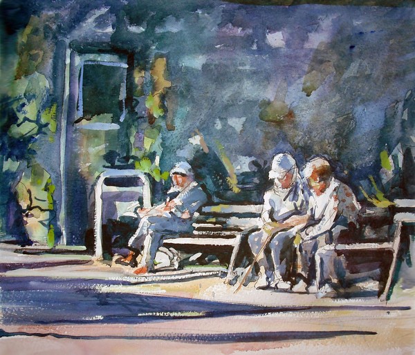 Sitting in the Shade