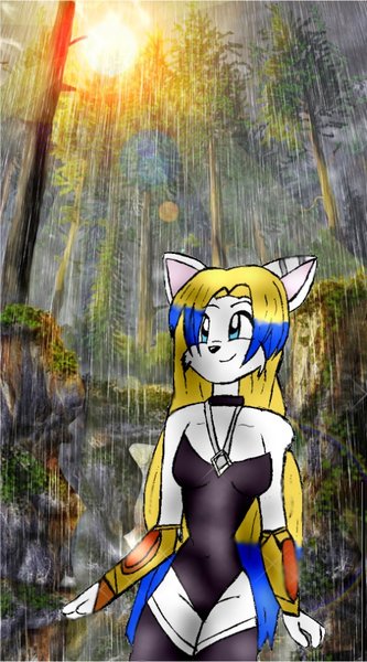 Princess Gabrielle in Battle Armor