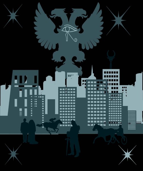 Battenae Cityscape With Horses