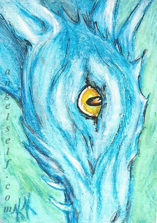 Fire In The Eyes ACEO
