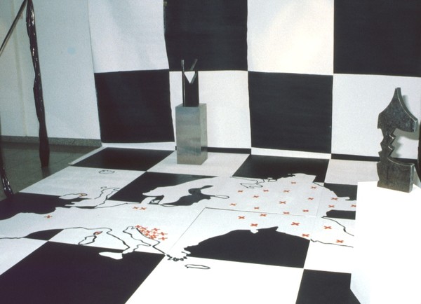 chess art installation no. 8