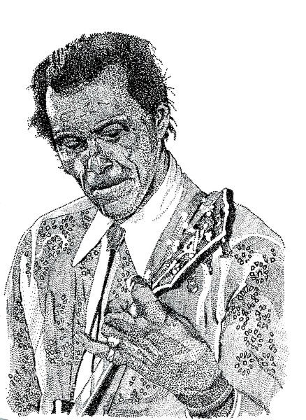 Portrait of Chuck Berry