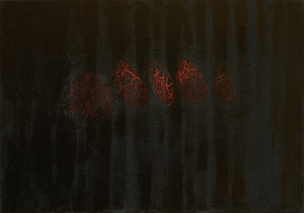 BLOODY FINGERS - left foot