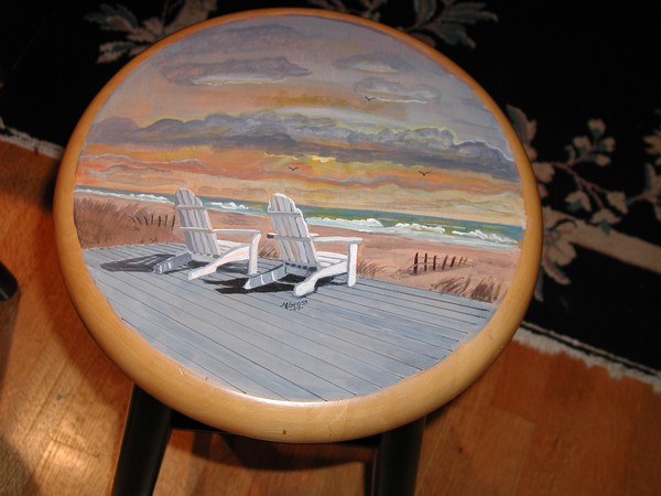 Bar Stool sunset