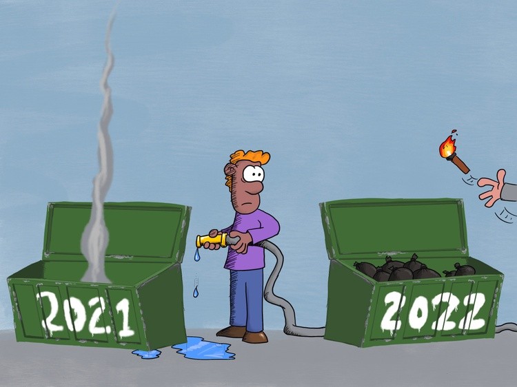 Dumpster fire