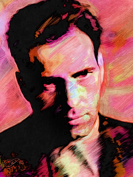 Bogart High Sierra Original Artwork By Adam Darr