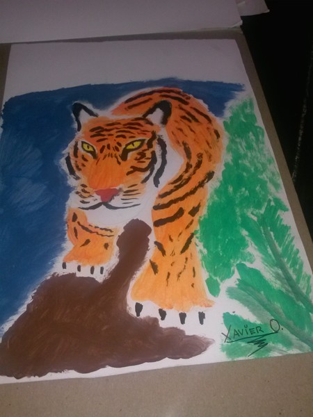 tiger painting