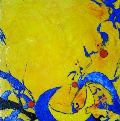 Yellow moon & blue moon
