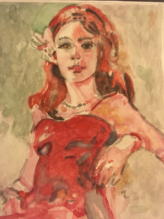 Red Head Portrait