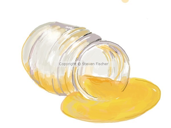 Spilled honey