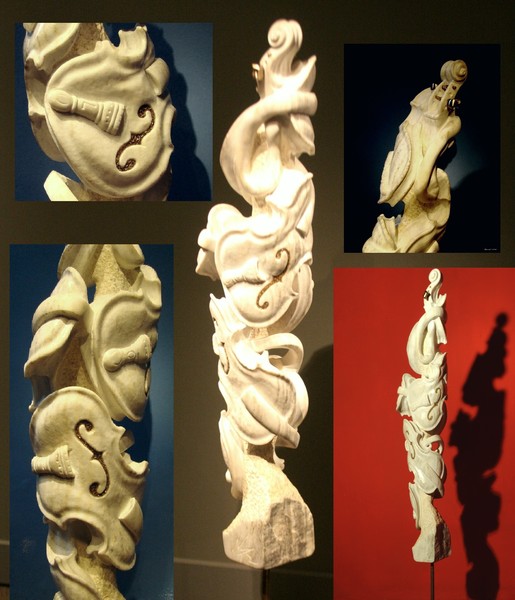 3.Wandering Violinist 2009 sculpture