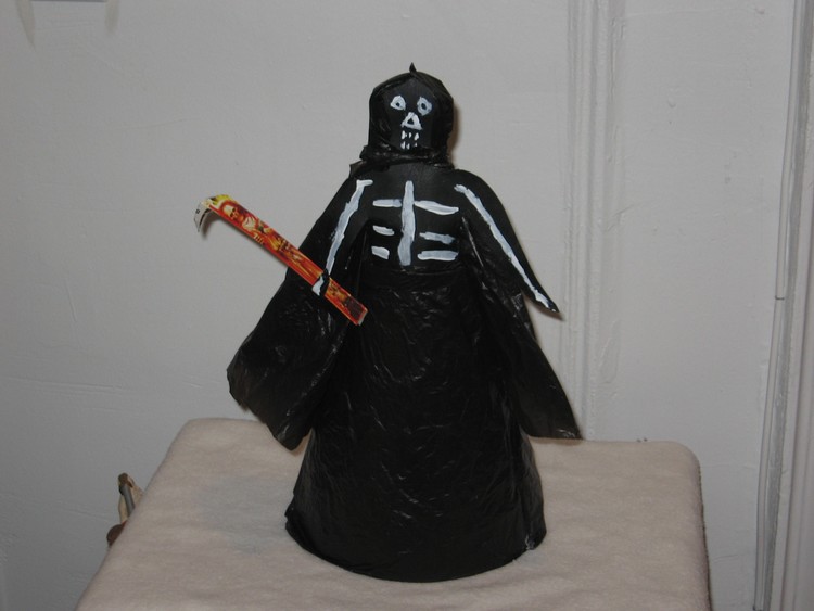 The Grim Reaper Paper Doll
