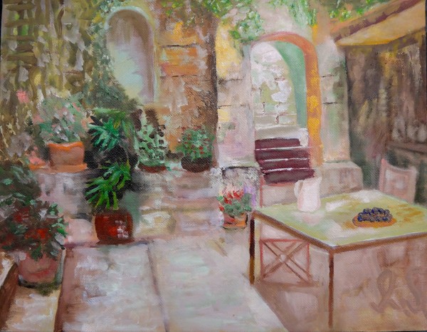 Stone terrace