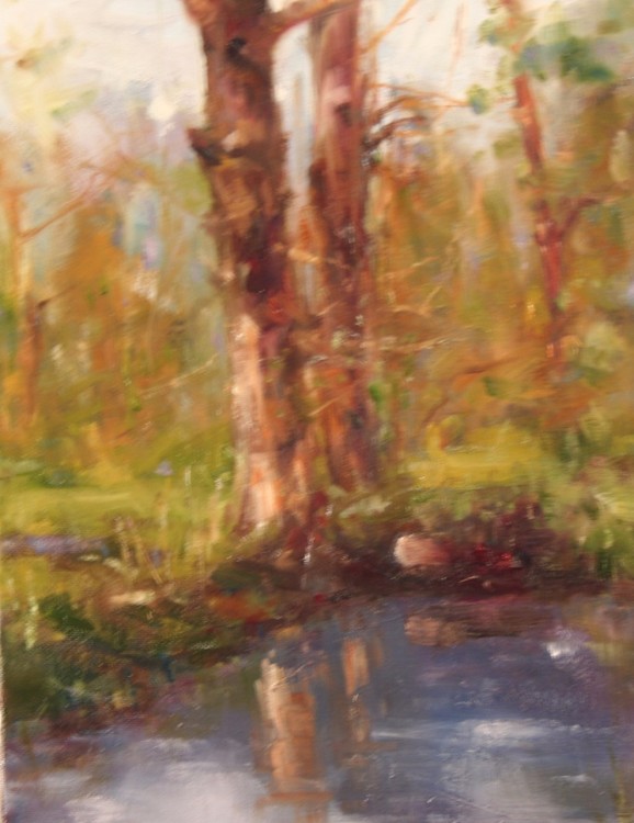 Near the trees