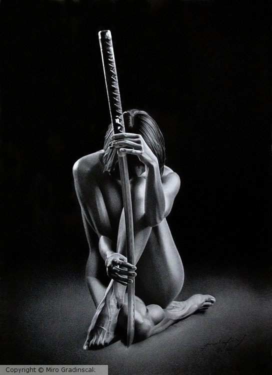 GIRL WITH KATANA