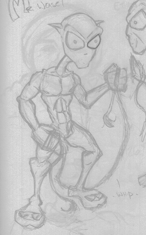 an alien i think