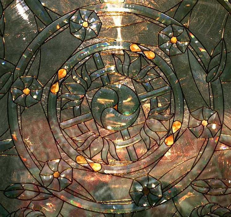 Central Circle Infinity Symbol Stones Adorn Hope