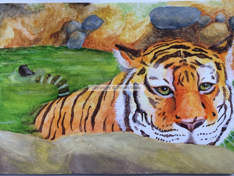 Tiger in water