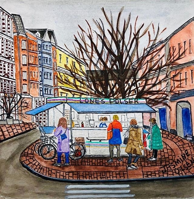 Hot dog stand