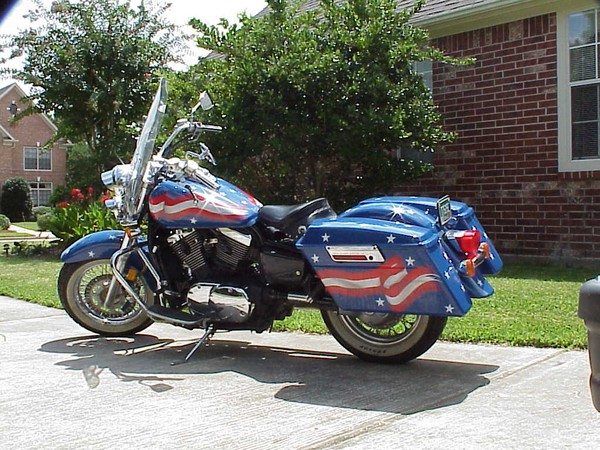 Riding with Old Glory