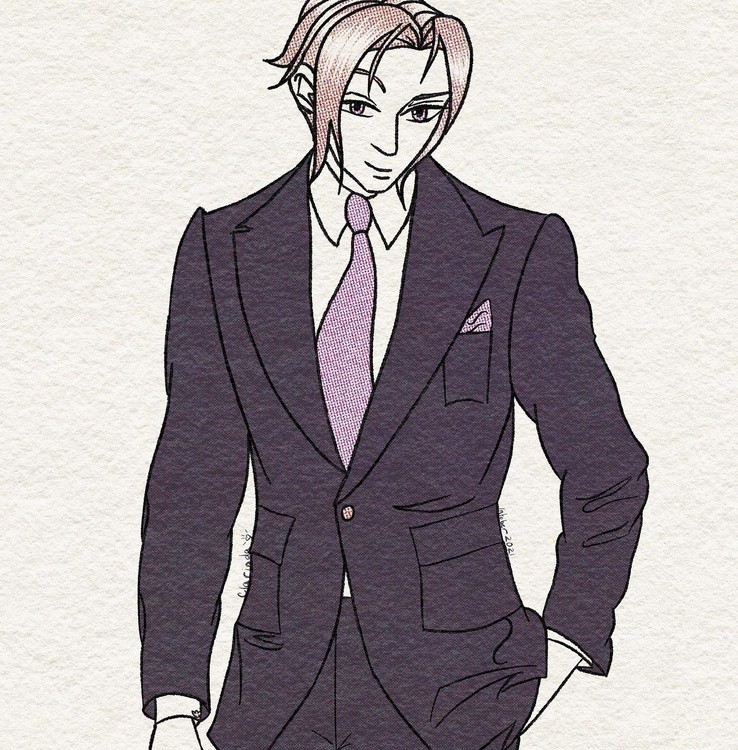 Day Two Suit inktober inktober inktober2021 jiangcheng mdzs fanart digitalart