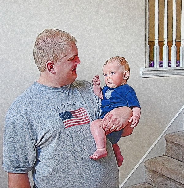 Brian with Samuel