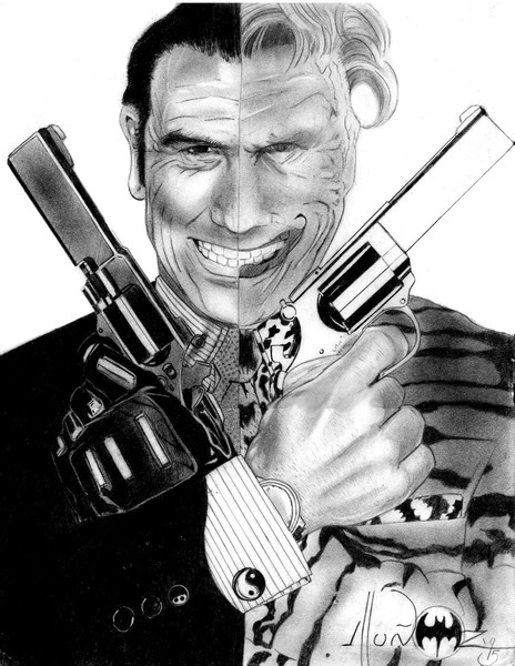 tommy lee jones as two-face by ed munoz 