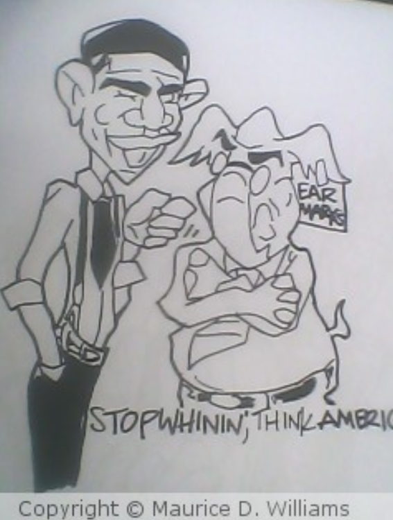 Stop Whinin'Think America,(C) Maurice D.Williams